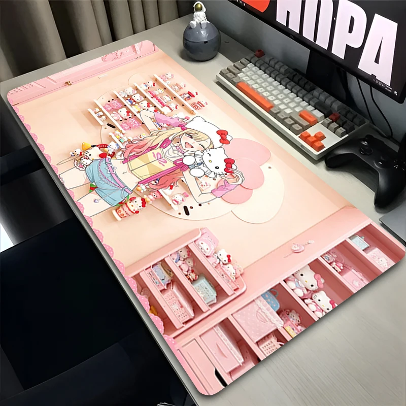 Mouse Pad Marin Kitagawa kawaii Anime Desk Mat Gaming Accessories Large Keyboard Mousepad My Dress Up Darling Office Mouse Mats