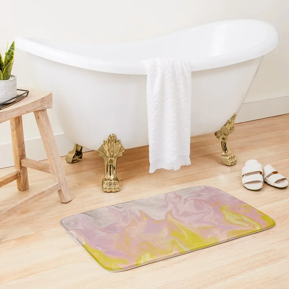 

Pastel Fire Bath Mat DoorFor Entrance Door Non-Slip Shower Floors Bathroom Deco Mat