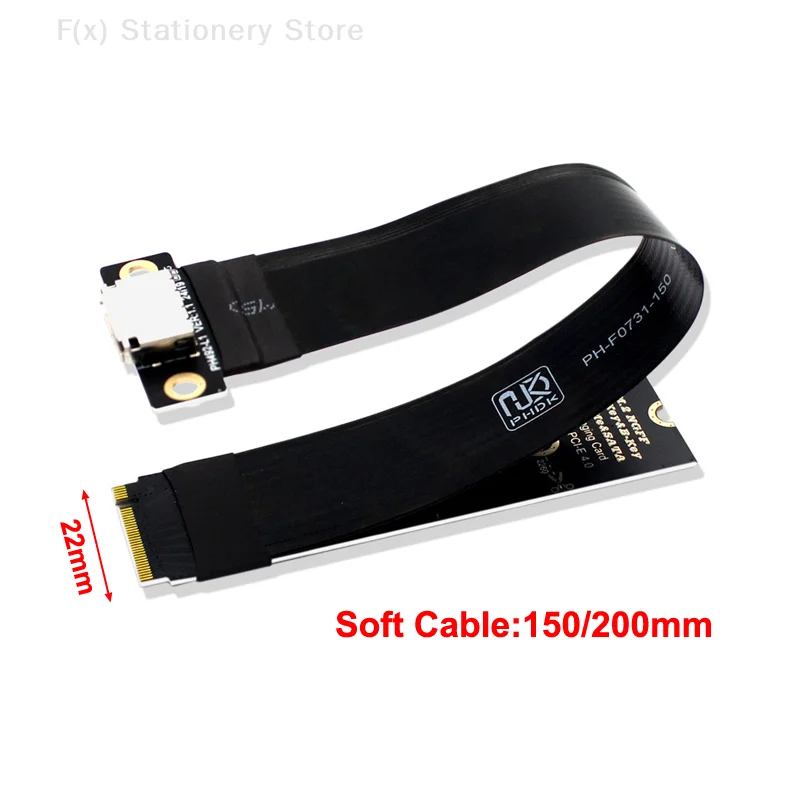 Удлинительный кабель M.2 NVME к Oculink 4i для видеокарты SSD M2 M Key к SFF-8611 SFF-8612 Кабель-переходник для настольного ноутбука