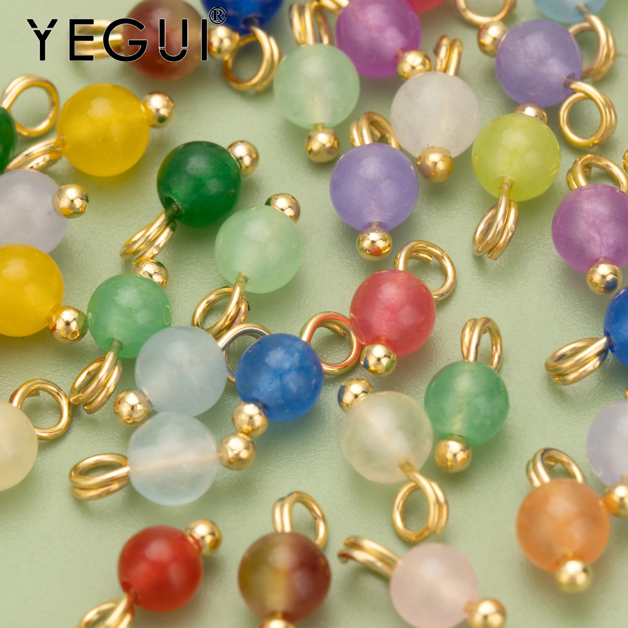 

YEGUI MC97,jewelry accessories,18k gold plated,copper,natural stone,hand made,charms,jewelry making,diy pendants,50pcs/lot