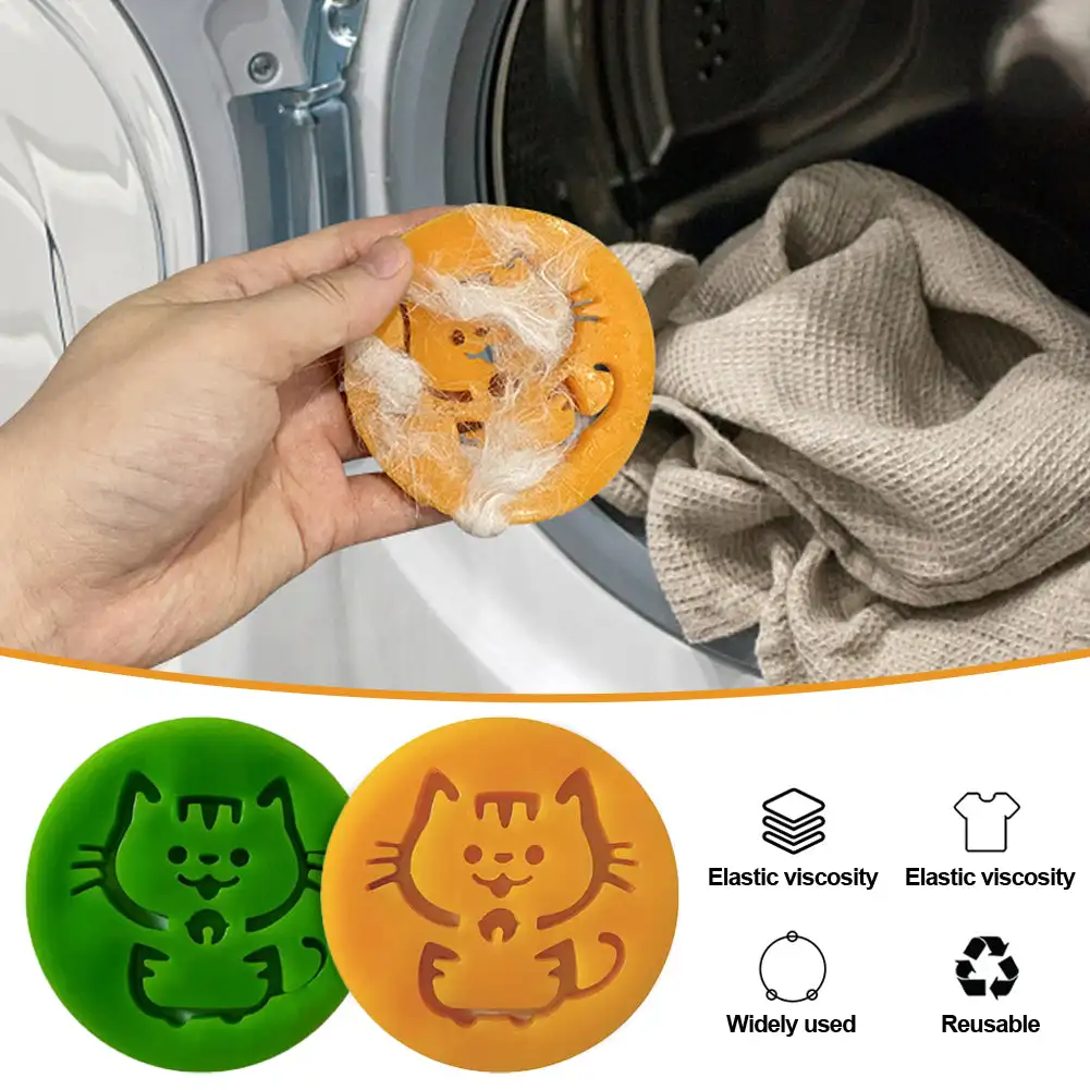 Reusable Pet Hair Catcher Remover Washing Machine Lint Pet Fur Lint Catcher Cat Dog Lint Hair Remover Cleaning Laundry Tools