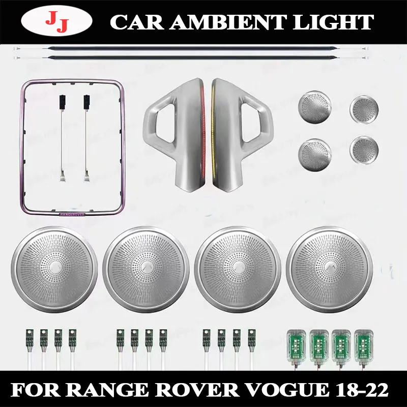 

For Range Rover Vogue 2018-2022 13-17 Led Ambient Light Decorate Car Interior Door Lamp