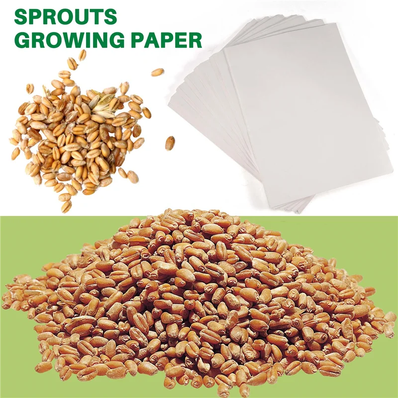 

A89Q-200 Sheets Of Nursery Paper Sprout Vegetable Planting Paper 18 X 26.6Cm, Suitable For Plant Germination Tray