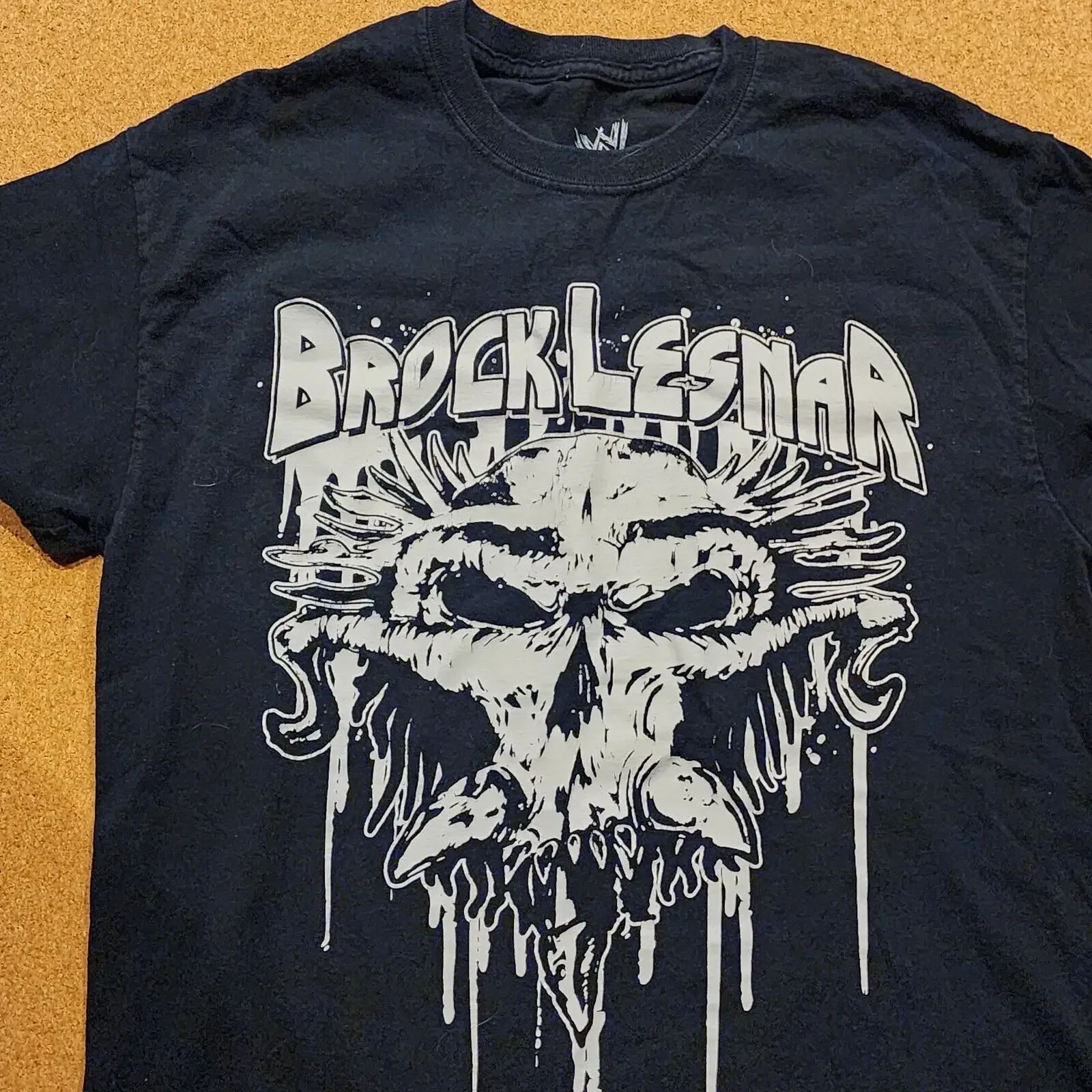 2011  Authentic Wear BROCK LESNAR Carnage Skull T Shirt Men