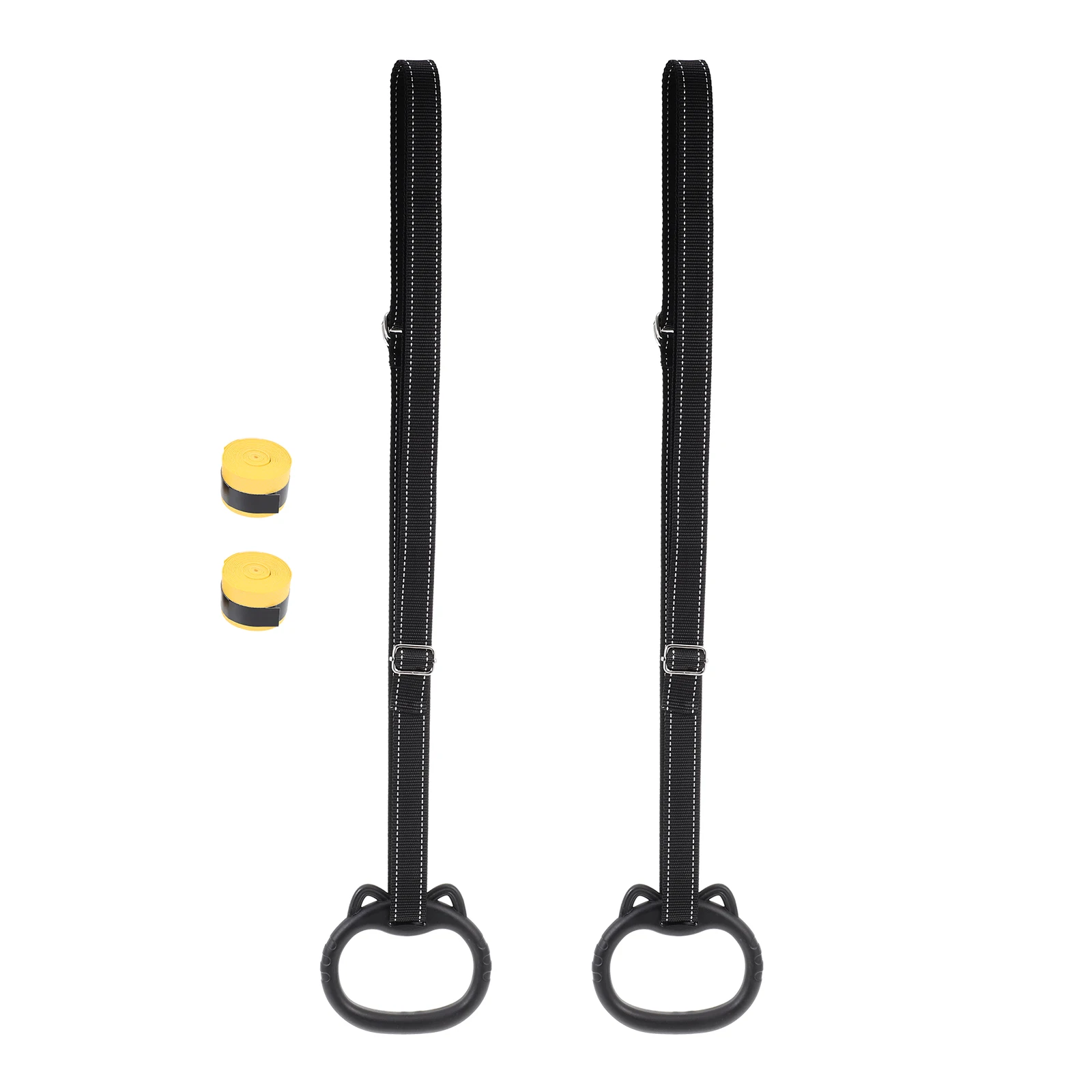 

1 set 1 Set Of Pull Up Rings Indoor Fitness Training Gym Equipment Sturdy Durable Lightweight Foldable Ergonomic Non-Slip