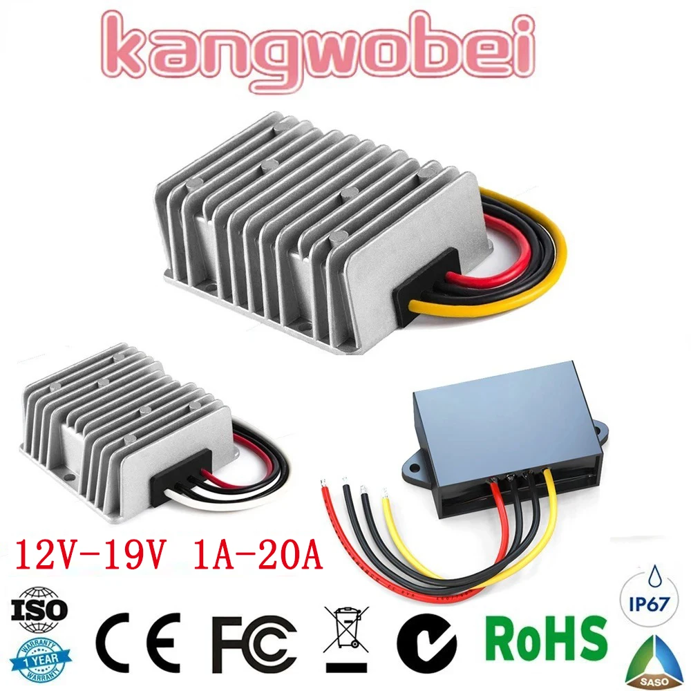 Stabilizator DC na konwerter, 12V-19V, 1a-28a, 19V DC, wzmocnienie mocy, moduł nie izolowany