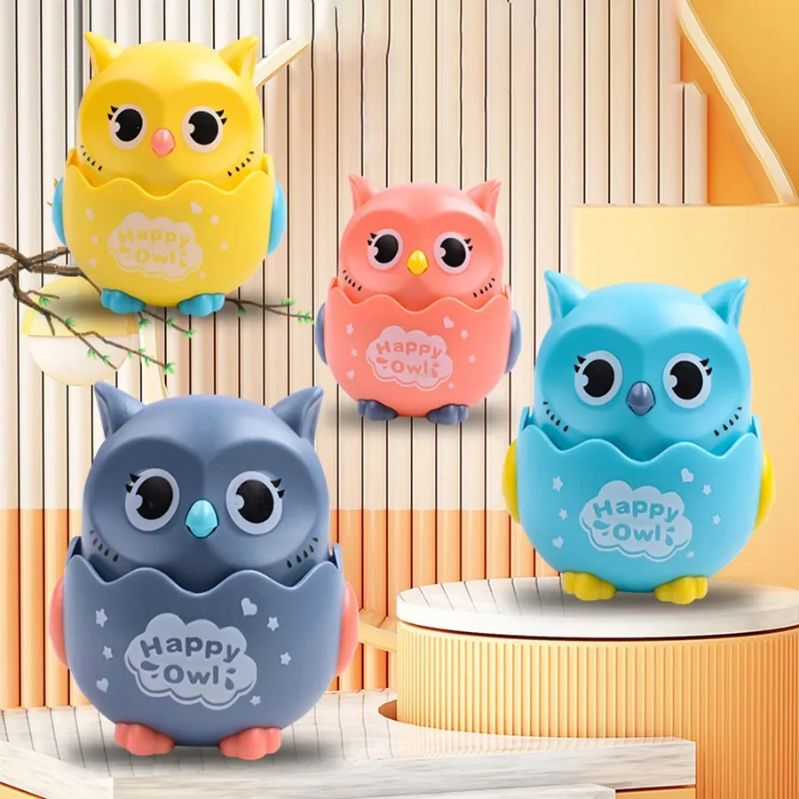 

Children Press Sliding Owl Inertia Pull-back Car Fall Resistant Toy Small Animal Kindergarten Gift Stall Wholesale