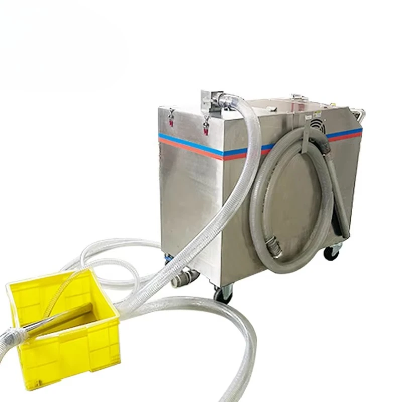 Machine Tools, Processes Coolant in 10 Mins. Integrated Chip Removal & Oil-Water Separation System for