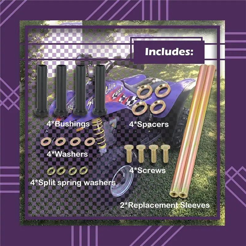 ل بولاريس سبورتسمان 400 500 570 600 700 800، تريل بليزر 250 330 400 طقم عمود جلبة أمامي سفلي A-ARM 7501093 إلخ #4