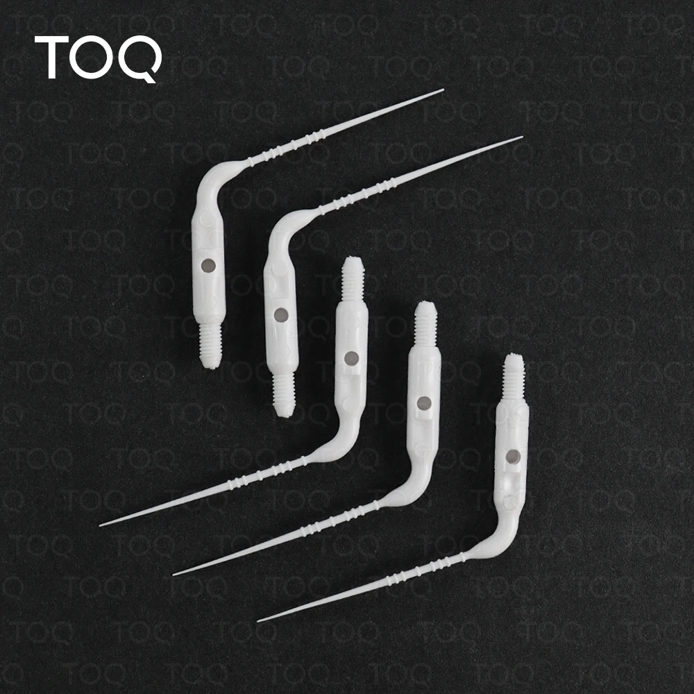 TOQ Official Store Premium Dental Air Scaler Handpiece, Activation Irrigation Perio Scaling with 5 Tips 2/4 Holes Teeth Cleaner