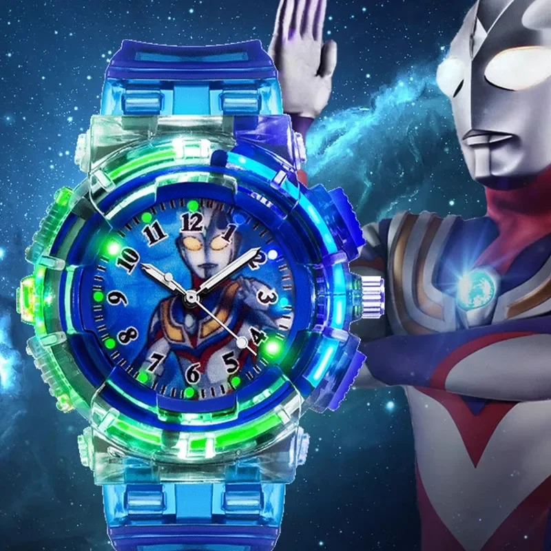 Orologio per bambini Orologi elettronici sportivi a LED luminosi per bambini Sveglia Orologio da polso con luce flash per cartoni animati per ragazzi Regalo Gils