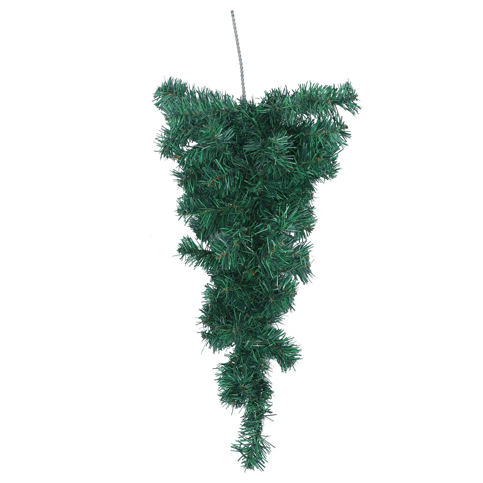 

1Pcs Christmas Tree Hanging Pendant Green Fake Plant PVC Iron Xmas Party Supply Home Decorative Pendant Xmas Decor