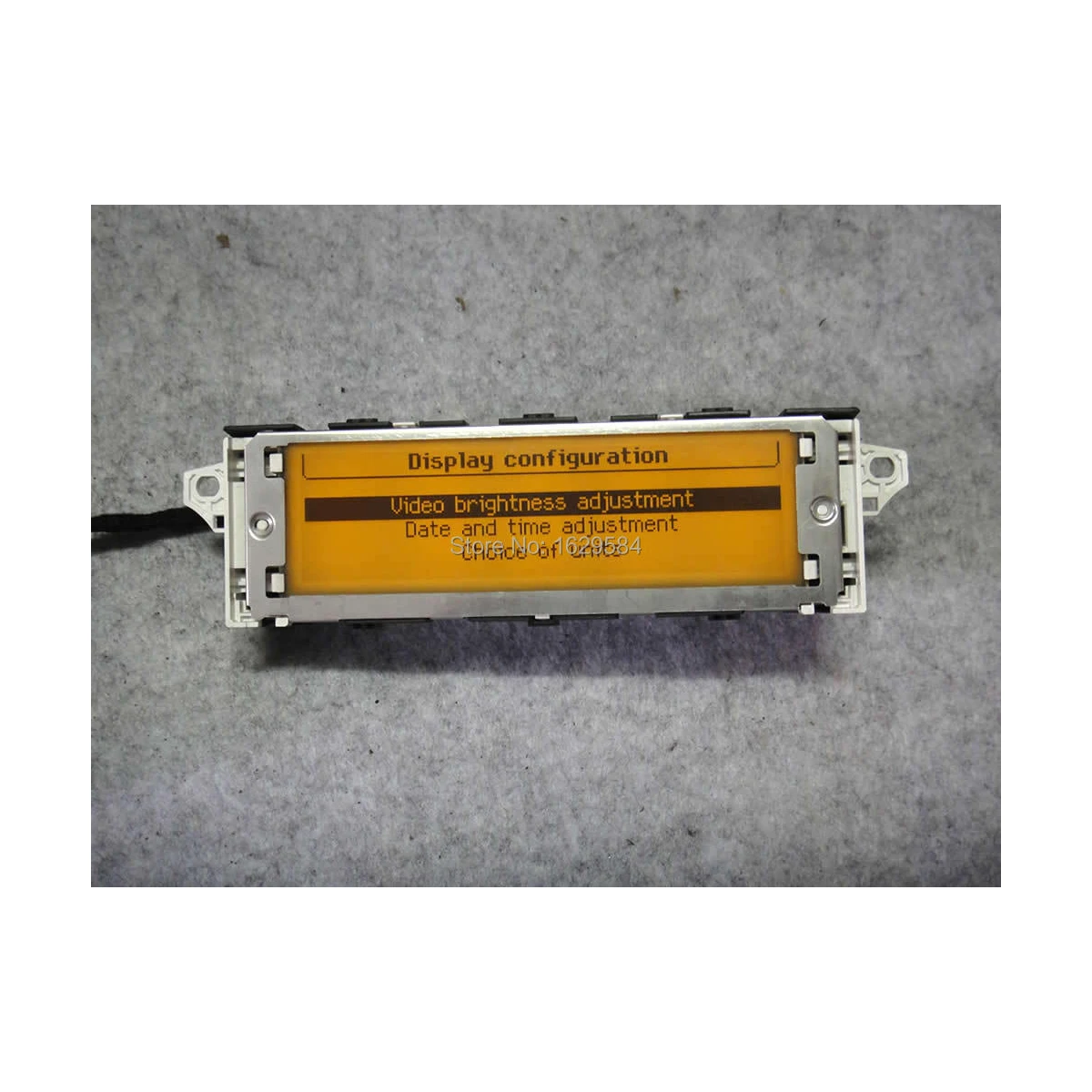 Original Car Multifuntion display RD4 screen yellow 12 pin air con for Peugeot 307 407 408 For citroen C2 C3 C4 C5 C8