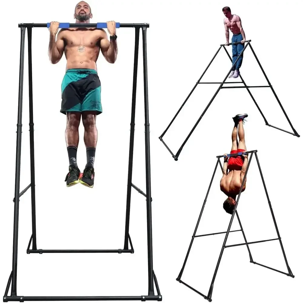 Adjustable Pull-Up Bar Stand: Sturdy Home Gym Power Tower for Strength Training and Multi-Functional Exercises