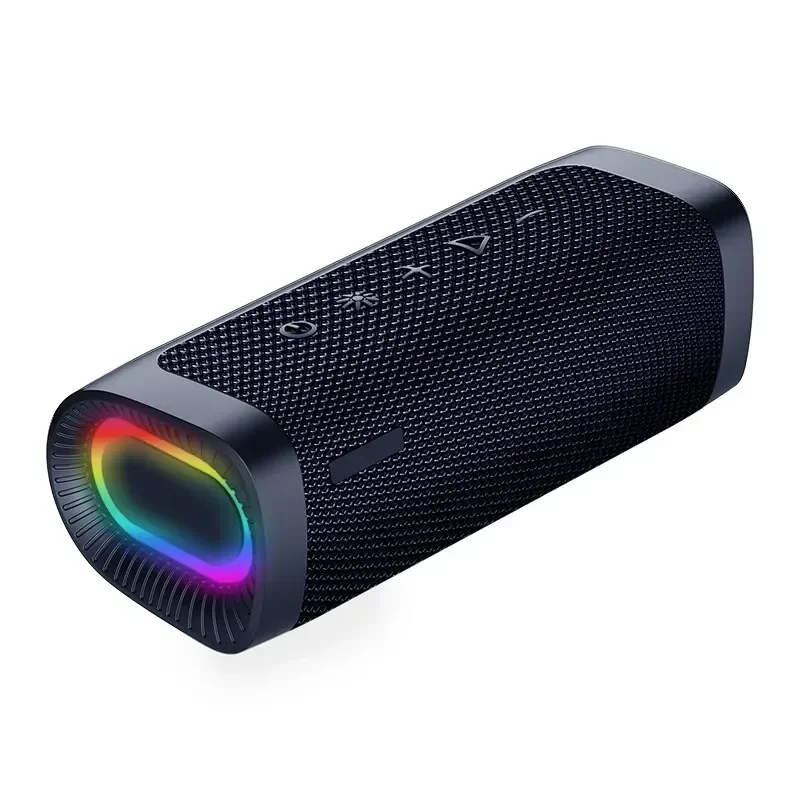 YABA  1500mAh RGB Bluetooth 5.0 Speaker  with LED Light Powerful Bass Boom Wireless Music Box EBS-607