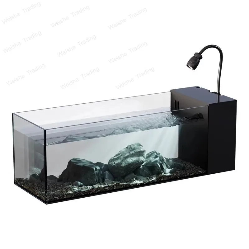 

Desktop stream tank side filter fish tank ecological landscaping full set of filtration and oxygen production