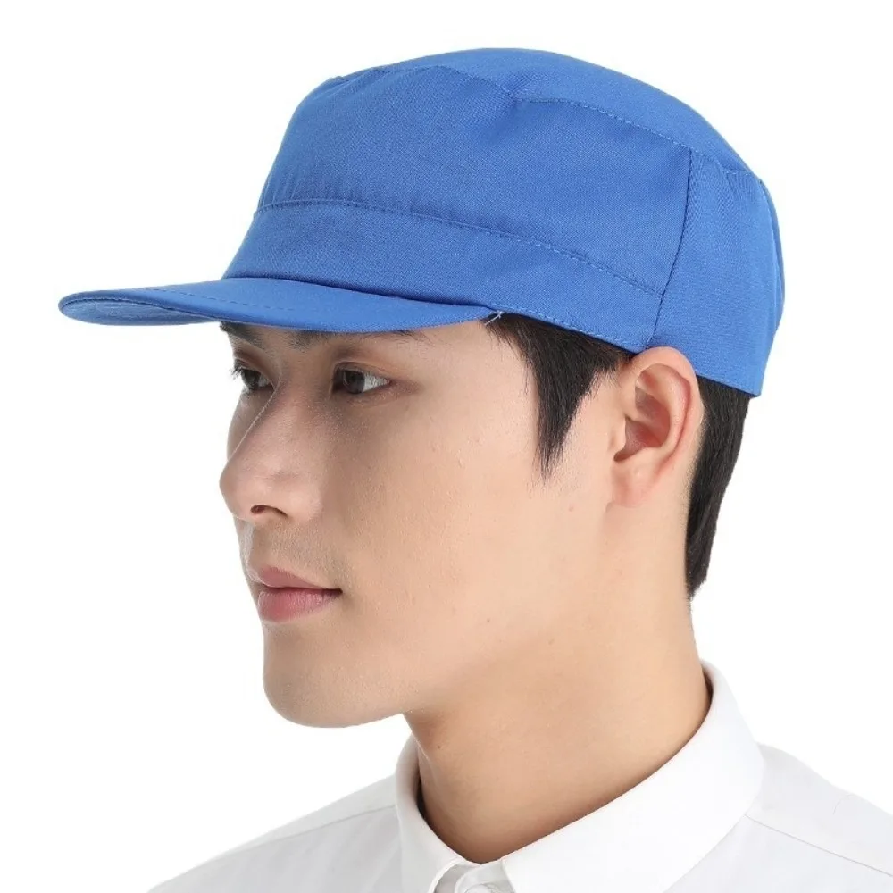 

Cooking Cap Washable Work Hat Durable Smoke-proof Hygienic Cap Dust-proof Cloth Material Hair Nets Cap Food Processing