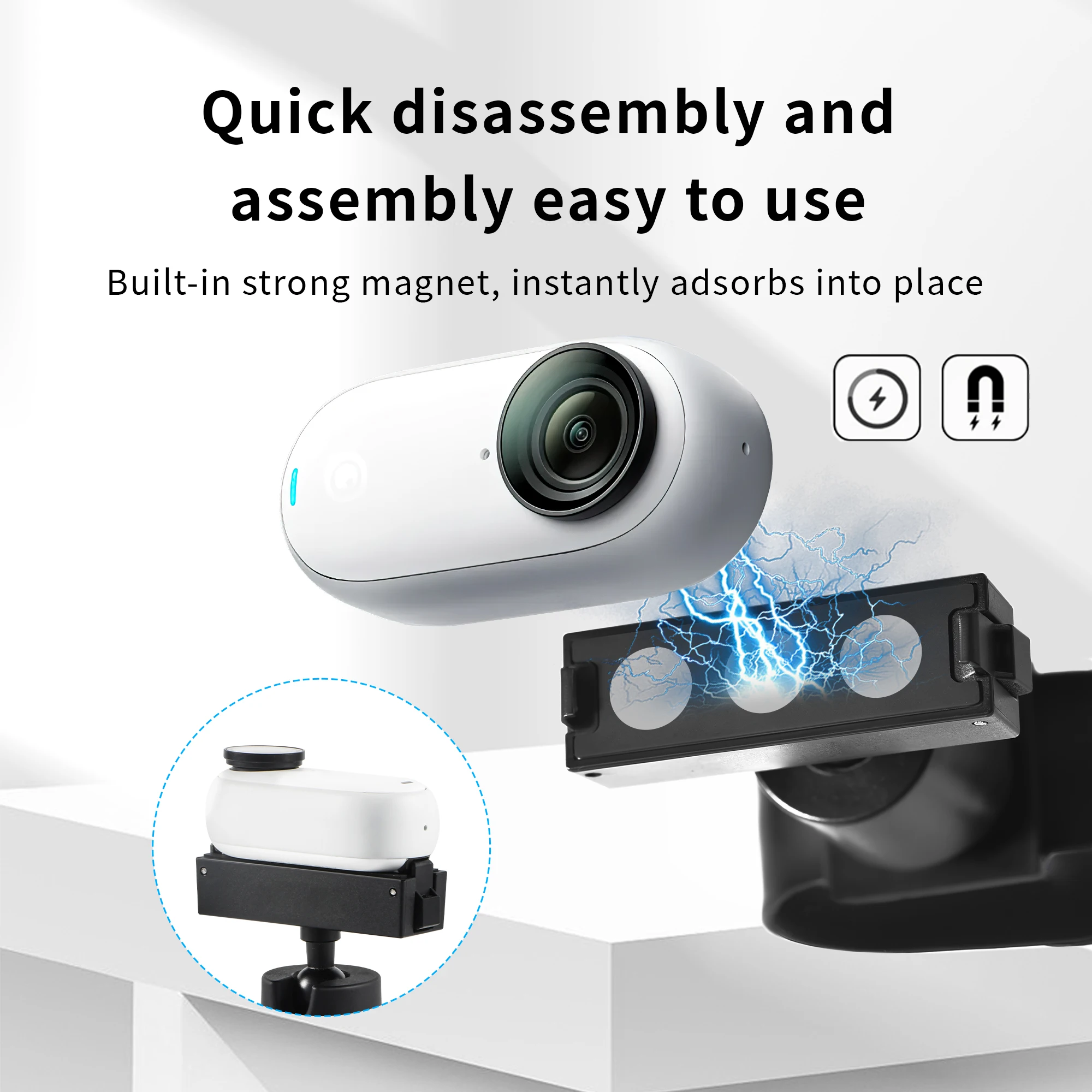 STARTRC Magnetic Action Camera - đánh giá và giá Insta360 Camera Go 3