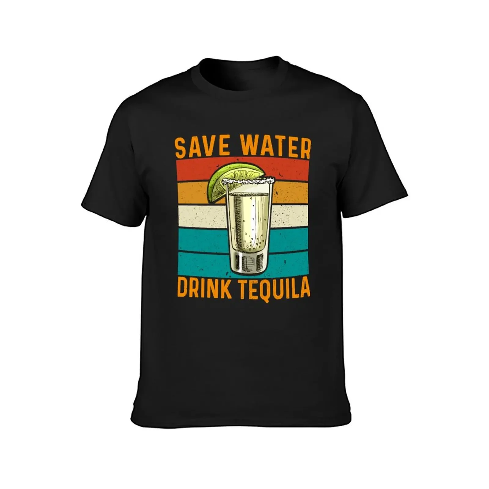 Save Water Drink Tequila T-Shirt basketball graphic tees plain Men's t shirts