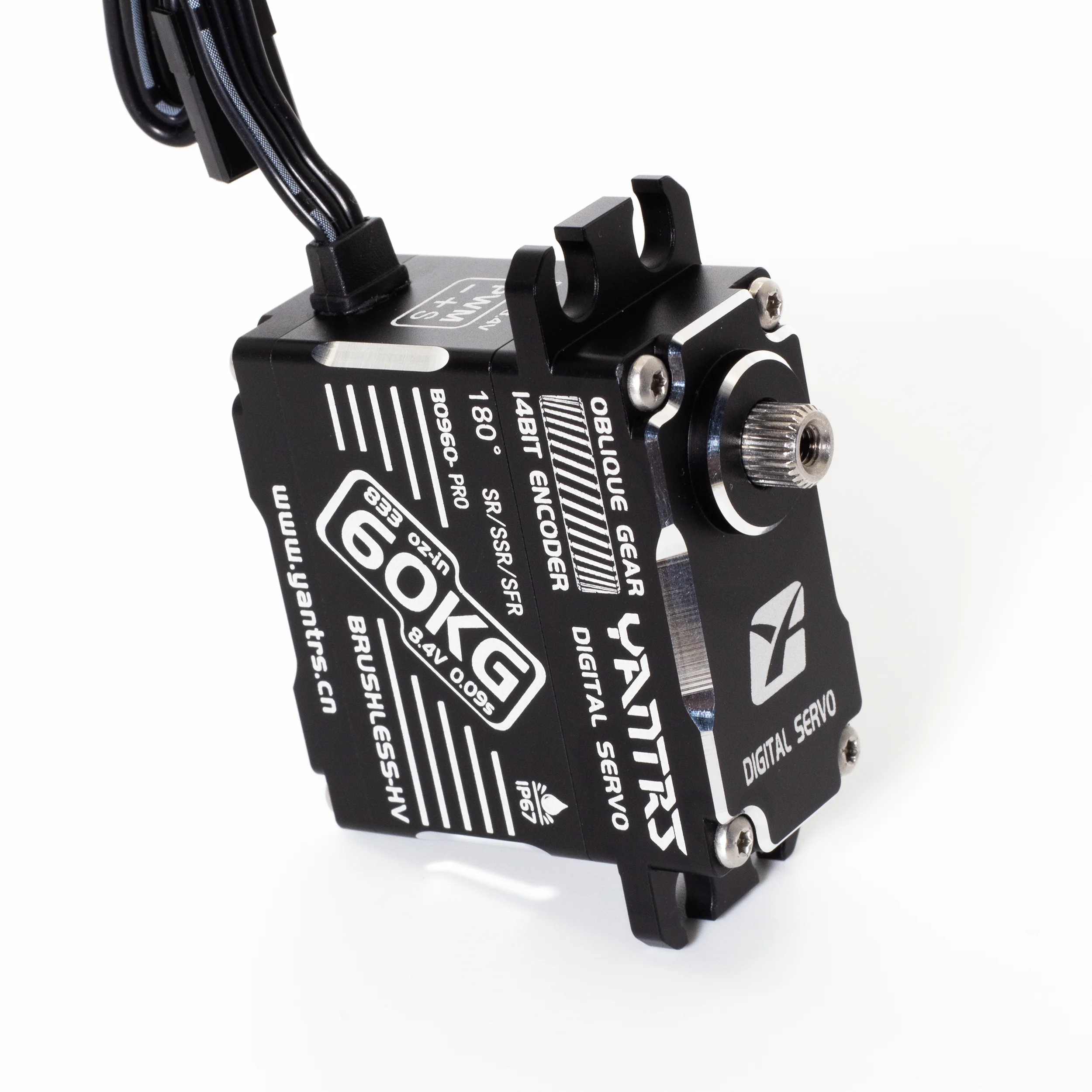 YANTRS 60KG Magnetic Sensing Brushless Servo 8.4V High Speed High Voltage RC Car Truck Boat Compatible With SANWA FUTABA SR/SSR