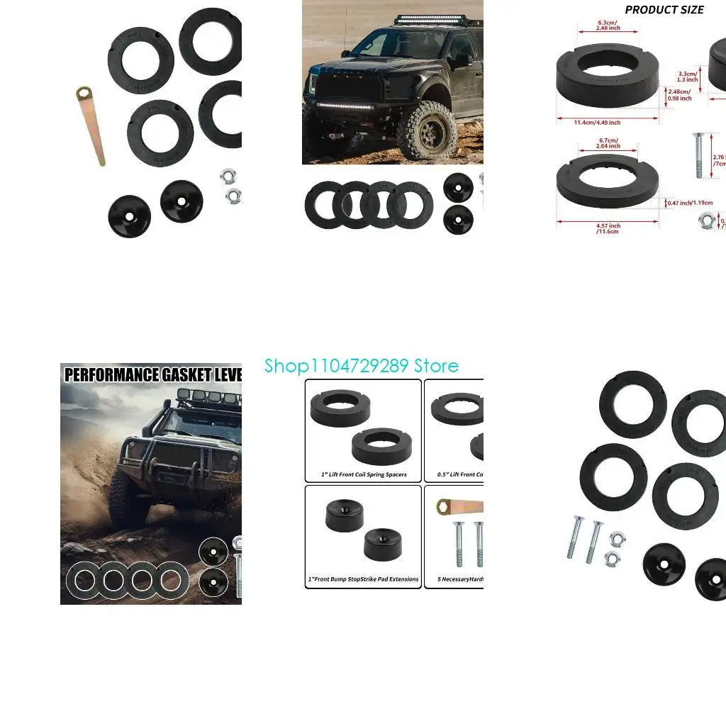 

D8KE Achieve Greater Tire Clearance With 1.5 Inch Spacer Leveling For Larger Tire