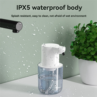 AB41-400ML Automatic Soap Dispenser, Infrared Sensor, 4 Adjustable Modes, Waterproof, Ideal For Home, Kitchen, Bathroom