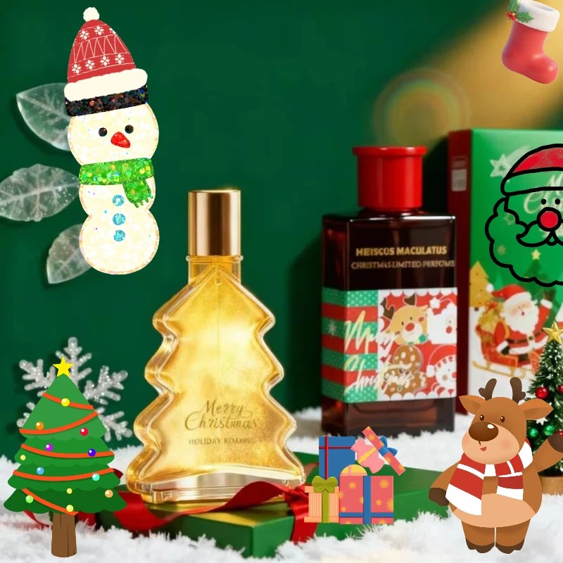 

Новые рождественские духи с праздничной атмосферой, унисекс, ананас, пряничный свет, духи для женщин, стойкий свежий жизненный аромат, спрей