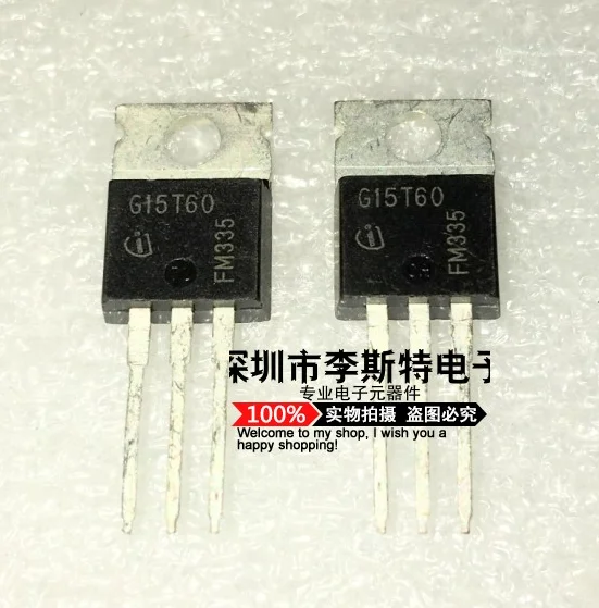 10pcs   G15T60 TO-220 15A/600V