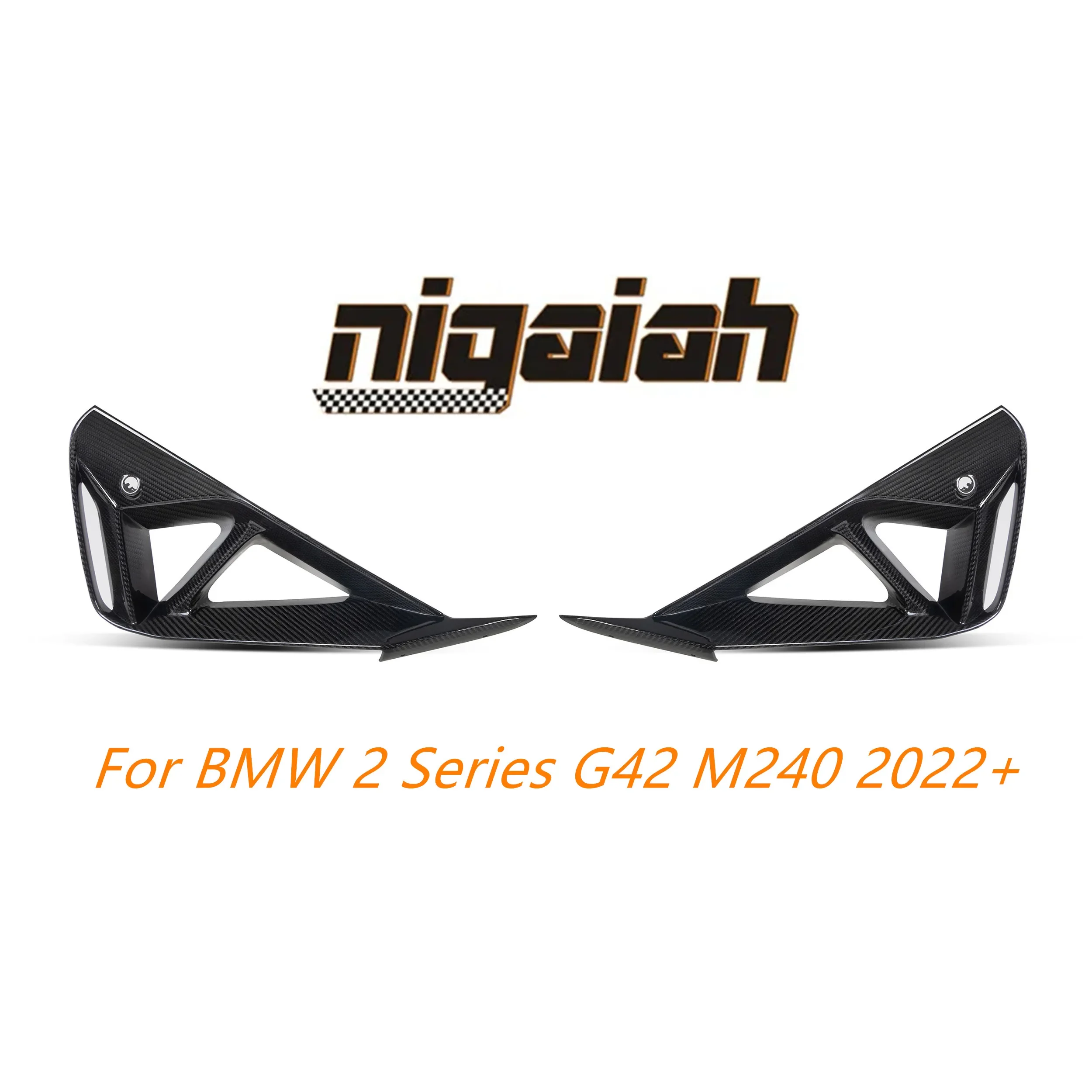 

Dry Carbon Fiber Front Bumper Air Duct Fit For 2 Series G42 SQ Style M240 M235i 2022+