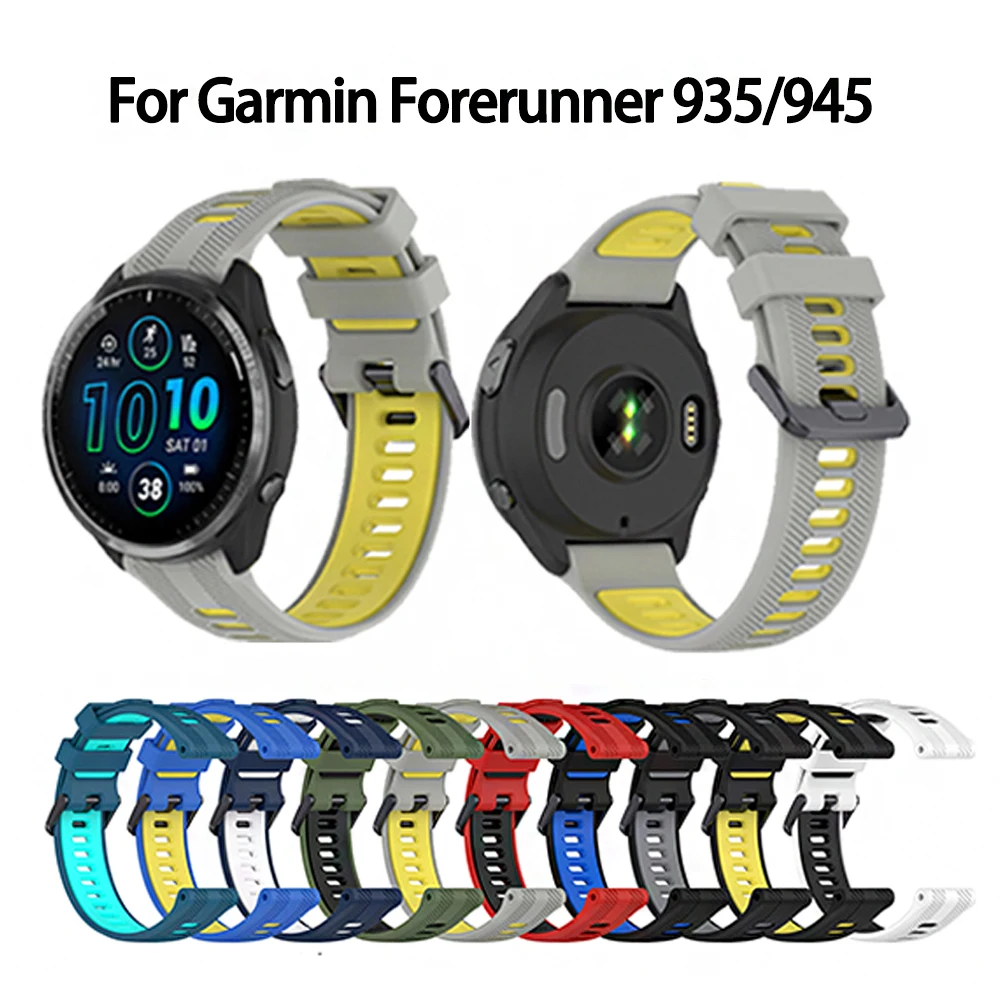 

22mm Silicone Band For Garmin Forerunner 935 945 745 / Garmin Fenix 5 5Plus Smart Watch Band For Garmin945 Strap Bracelet Watch