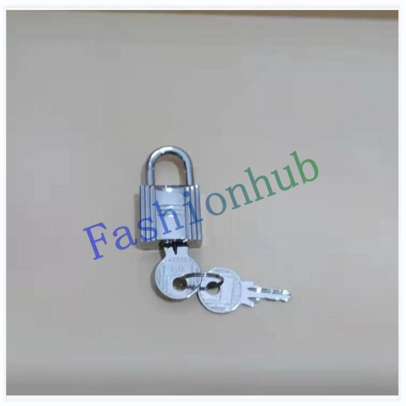 디자이너 핸드백 가방 지갑용 광택 구리 합금 자물쇠 1개, 열쇠 2개, 금색/은색 2가지 색상, 162번 새김