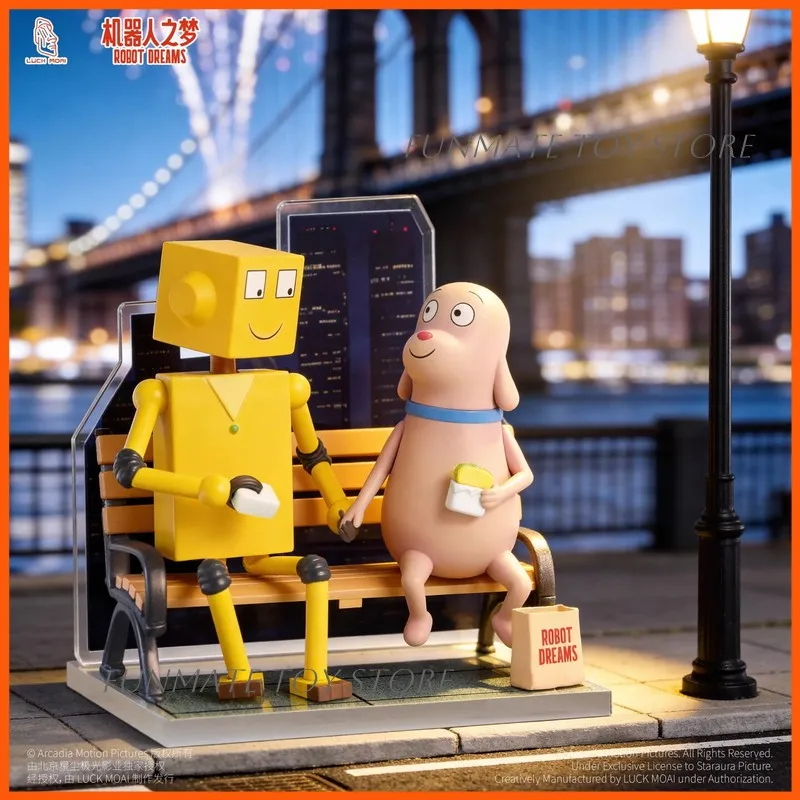 Nouvelle figurine Moai Blind Box Robot Dreams, jouet tendance à collectionner, ornements pour la maison, décoration de bureau, cadeau d'anniversaire, boîte mystère