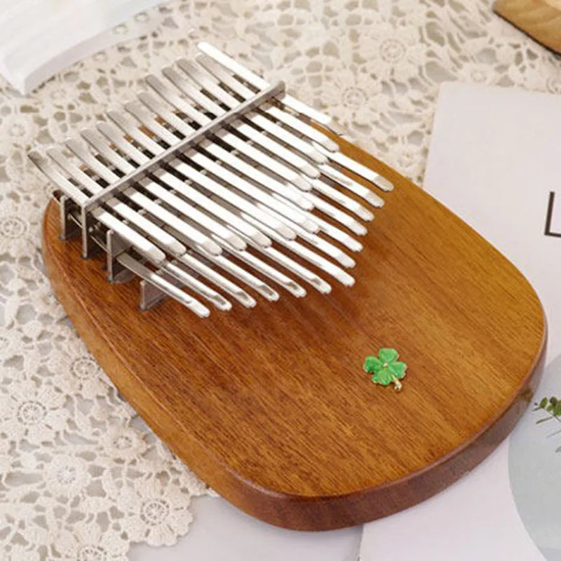26 Key Double Row Kalimba Adults Children Portable Thumb Piano Handmade Wooden Playing Kalimba Professional Keyboard Instruments view 2