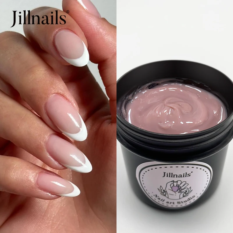Jillnails 100g Natural Jelly Gel Builder Nails Extension Clear Nail Sculpt Rubber Cream Gel