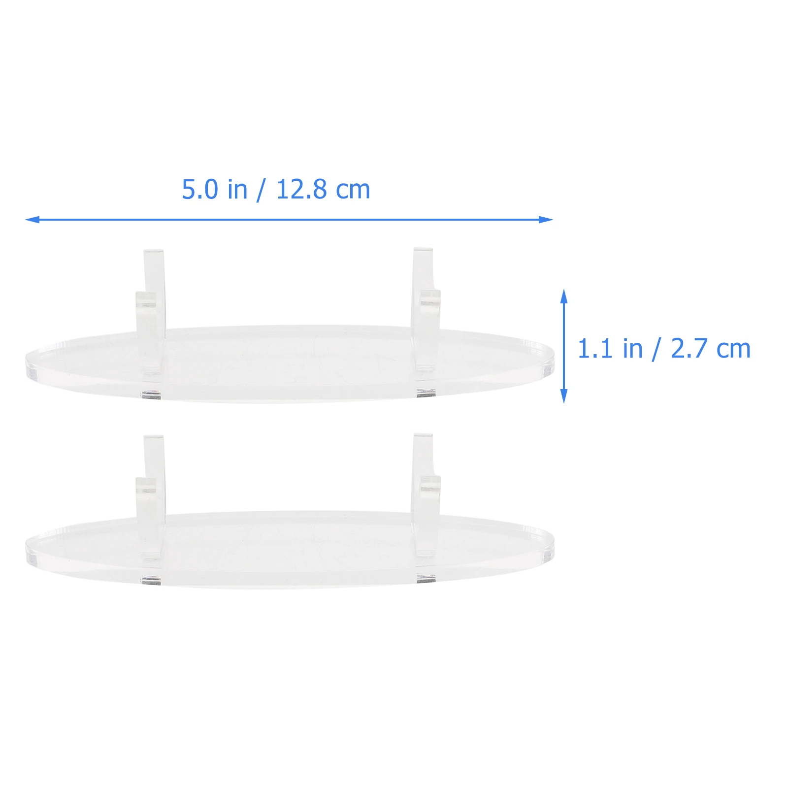 2 قطعة رف شاشة القلم الاكريليك حامل قلم حبر شفاف لوازم القرطاسية منظم سطح المكتب لوازم القرطاسية #5