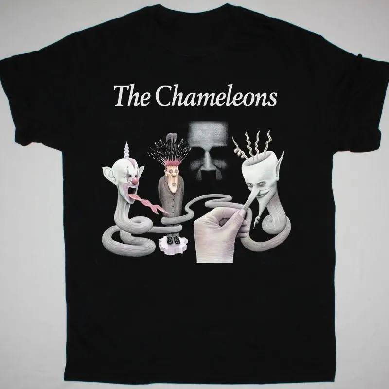 The Chameleons Band Toronto Black Cotton T Shirt Full Size Bt196