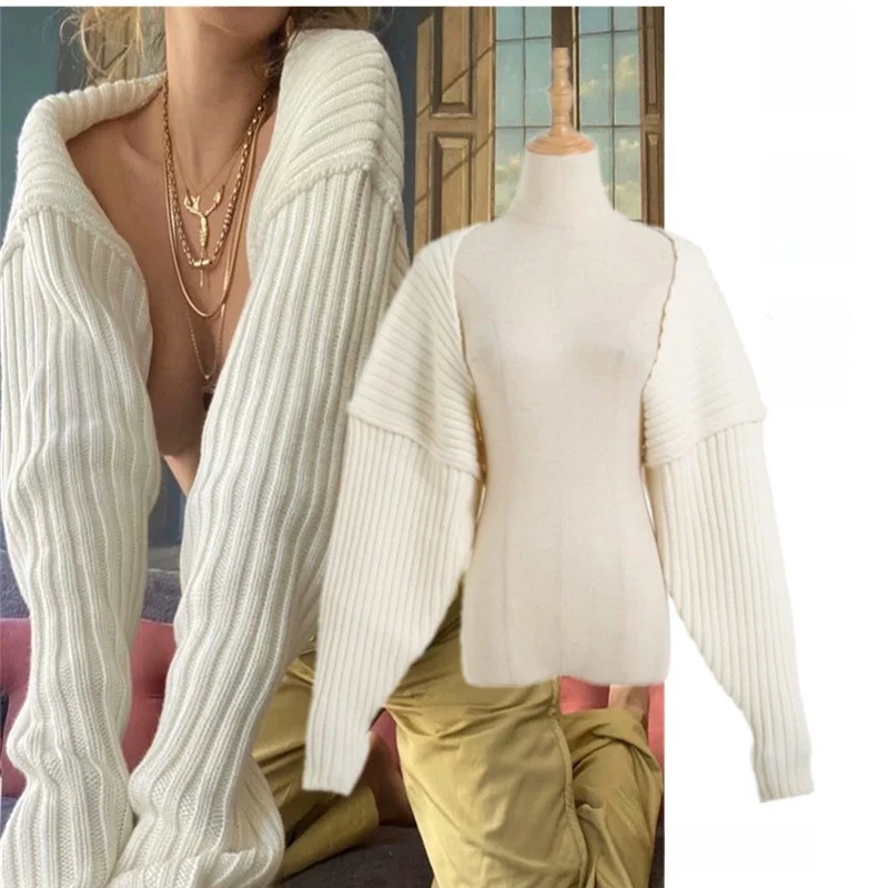 

Loose Knitted Cardigan Street Sle Casual Wear Outerwear ort Sve Long Sve Color Autumn Winter Knitted Sweater