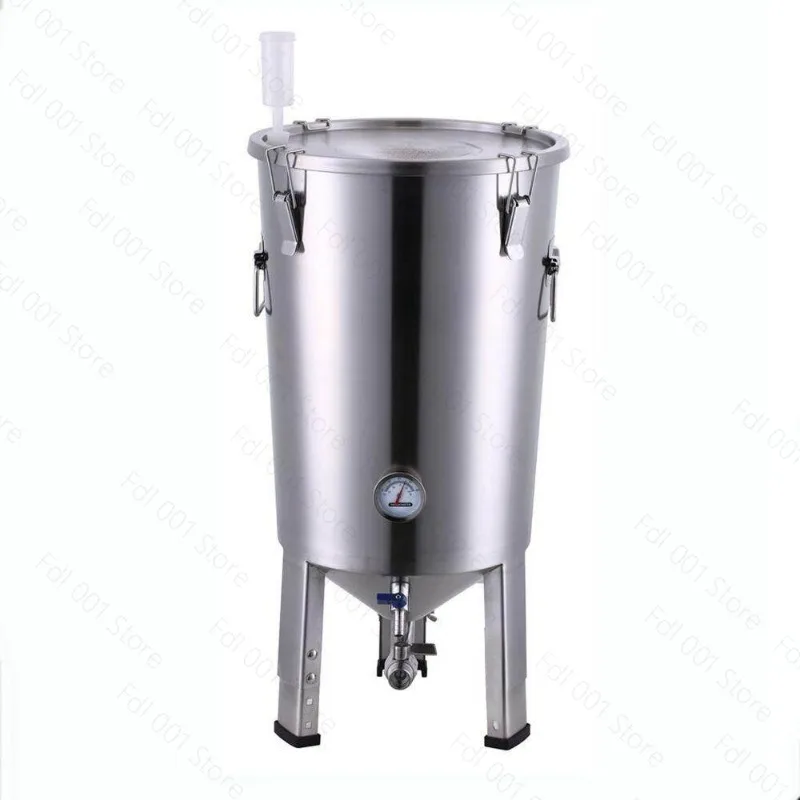 Home Brewing Fermentation Tank Beer Craft Brewery  Stainless Steel Conical Tank
