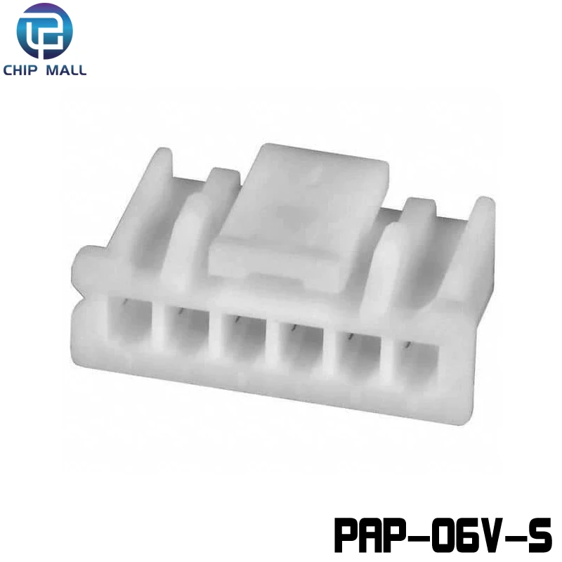 10PCS PAP-06V-S JST Connector Rubber Shell Spacing 2.0mm  Shell New Stock