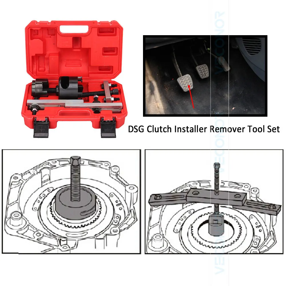 Clutch Disassembler Dual Clutch Disassembly Special Tool for Volkswagen Audi OAM Seven-Speed DSG Gearbox