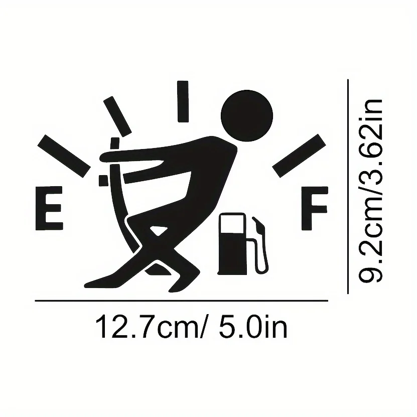 Car Fuel Tank Cap Stickers Personalized Fuel Gauge Cover Stickers Fuel Tank Stickers Creative Fuel Tank Stickers Car Stickers