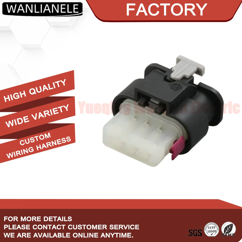 50 Set TE 2-1718645-1 4 Pin Female Waterproof Connector MCON 1.2 LL Sealed IP6K9K 4mm Pitch Fit ECU Sensor Harness