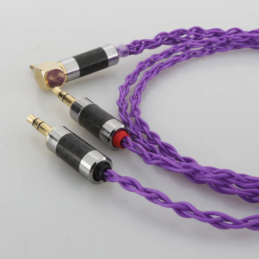 HiFi Cable with 2.5mm Trrs Balanced Male Compatible with Hifiman ANANDA ah-d7200 d5200 Headphones with dual 3.5mm male