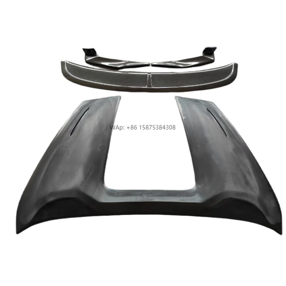 

for Boxster Cayman 718 T Style High-quality Carbon Fiber+resin Primer Spoiler Rear Spoiler Fender Body Kit