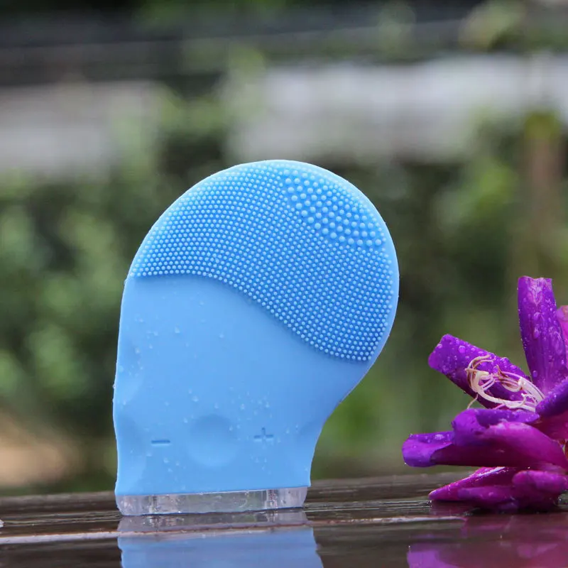 

2 Packs, Silicone Cleansing Instrument, Vibration Massager, Face Washing Instrument, Makeup Remover,