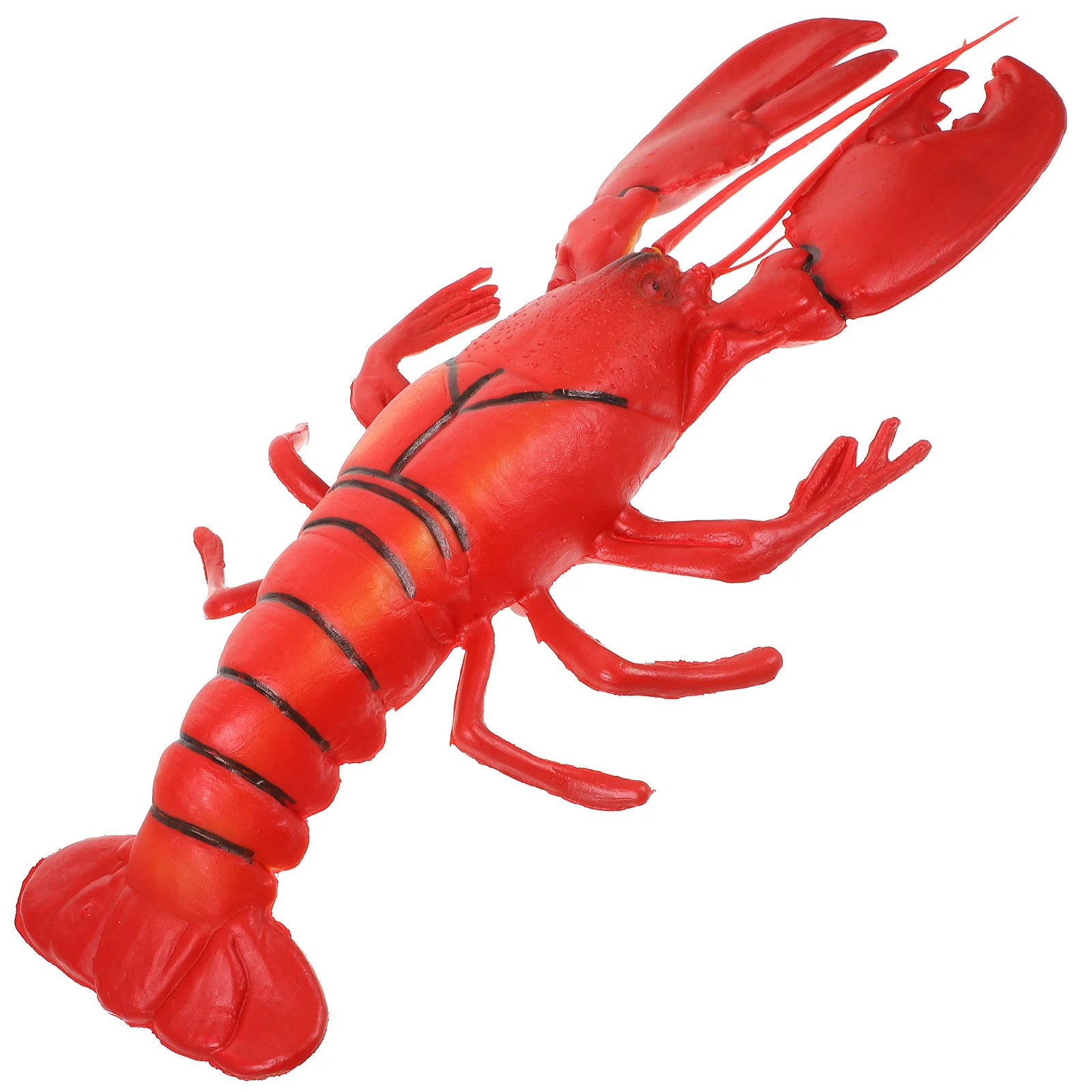 Fake Lobster Marine Creatures Collection Figures Toys Kids Pretend Play Seafood Decoration Artificial