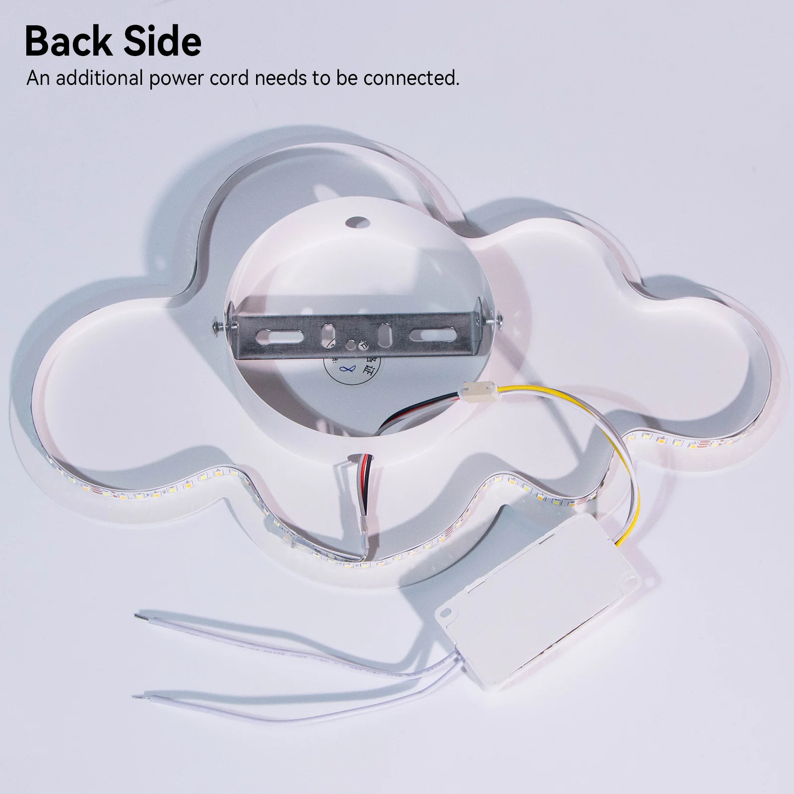 クリエイティブな雲の形の壁のランプ、調光の常夜灯、モダンなLED、暖かい照明の器具、寝室のベッドサイド、リビングルーム、書斎、3色