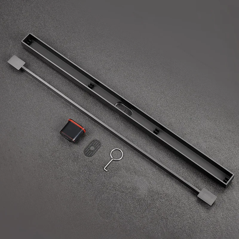 

Long floor drain 304 stainless steel hidden floor drain deodorant floor drain deodorant large displacement bathroom shower room