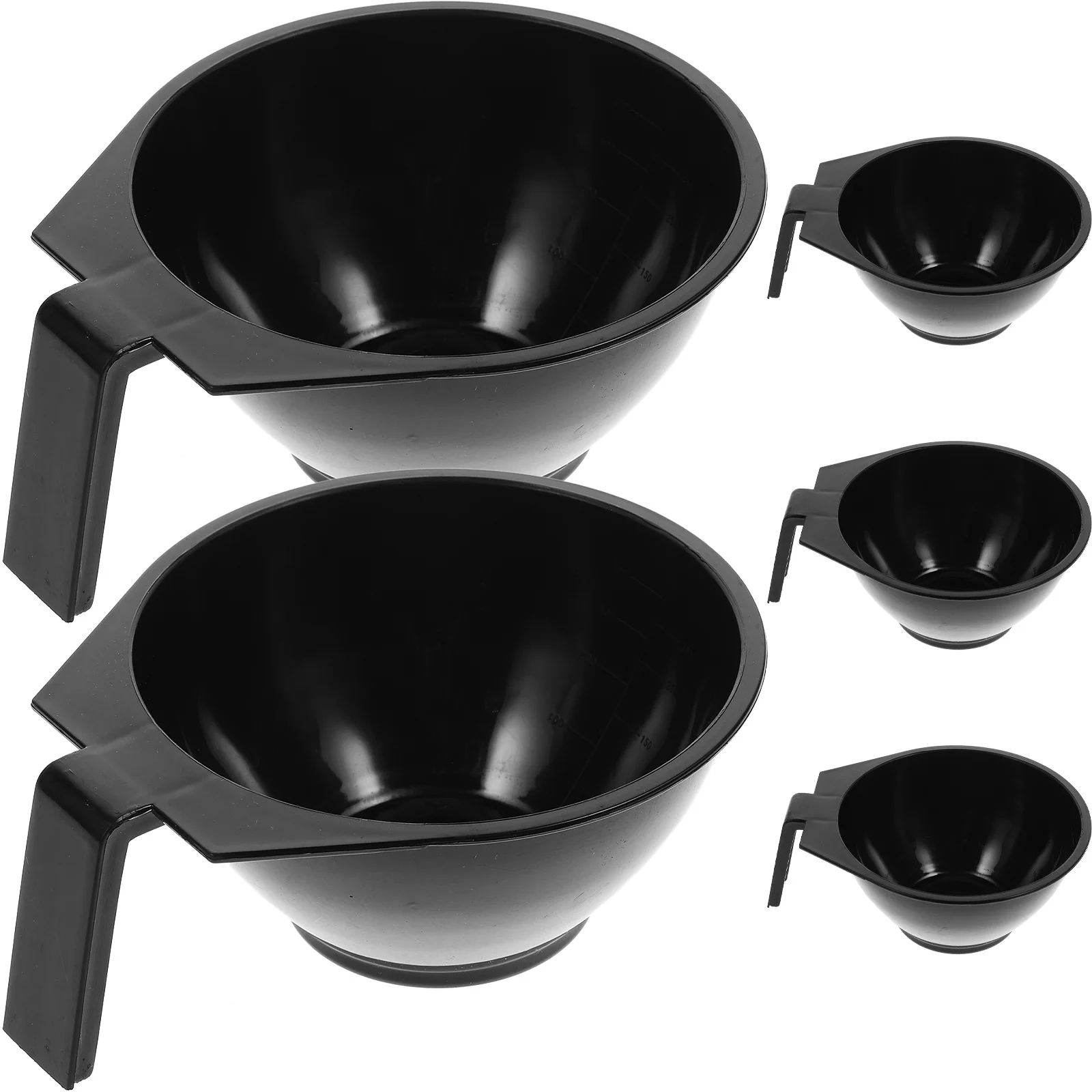 5 قطع من أوعية صبغ الشعر الاحترافية لأدوات تصفيف الشعر في صالونات التجميل وخفيفة الوزن وقابلة للتكديس لتلوين الشعر #6