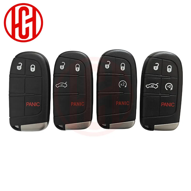 ID46 Chip 433 MHz Auto Afstandsbediening Sleutel 2/3/4/5 Knoppen M3N40821302 voor 2011-2017 Chrysler Dodge Challenger Durango 300 Charger Journey